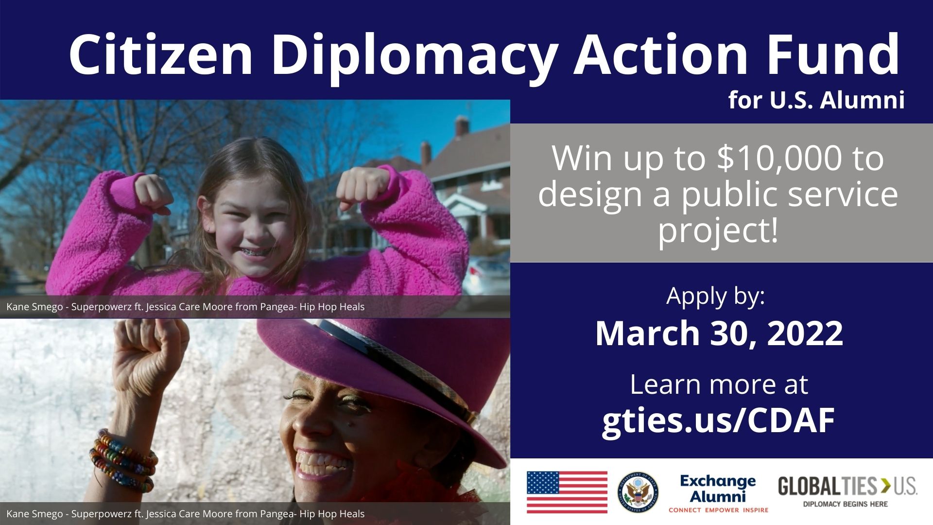 Learn more about the Citizen Diplomacy Action Fund for U.S. Alumni at gties.us/cdaf