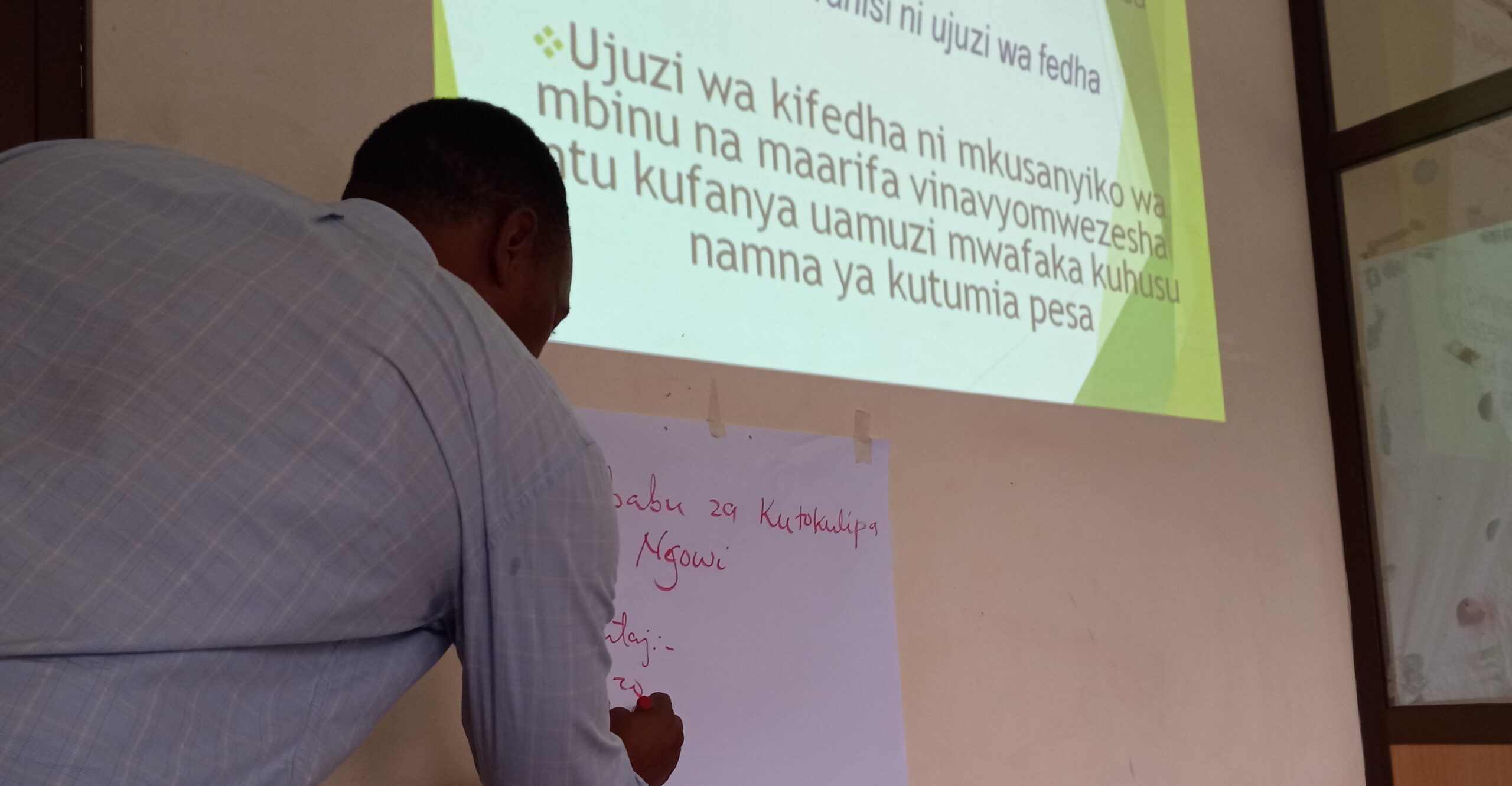 Adult Classroom in Tanzania