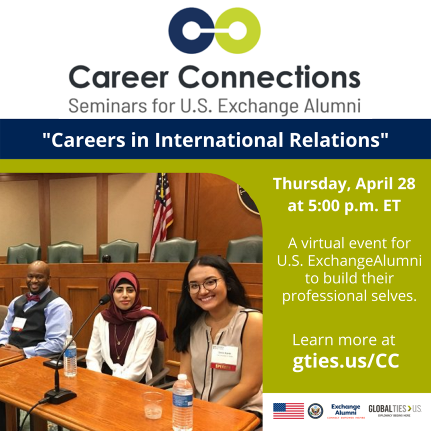 Careers in International Relations (virtual event)